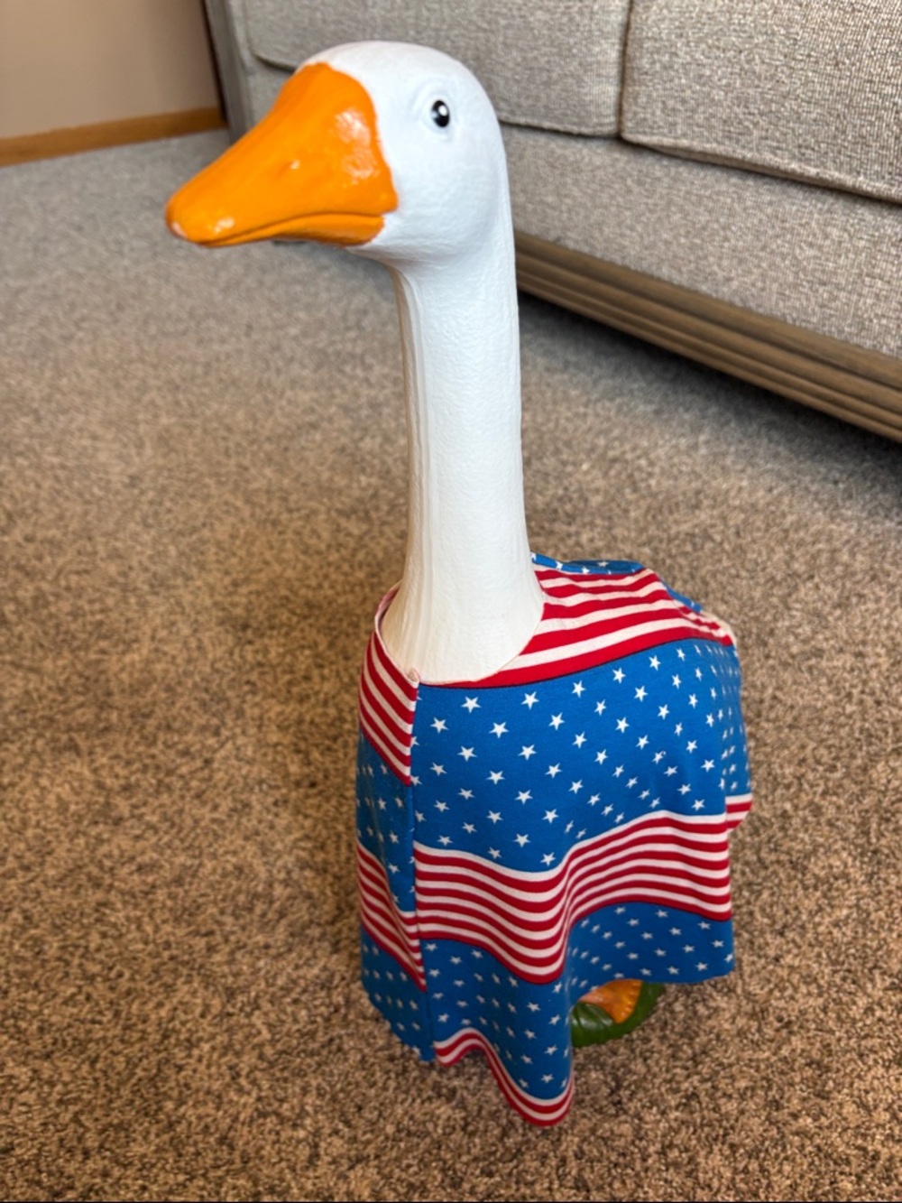 Patriotic Porch Goose Outfit